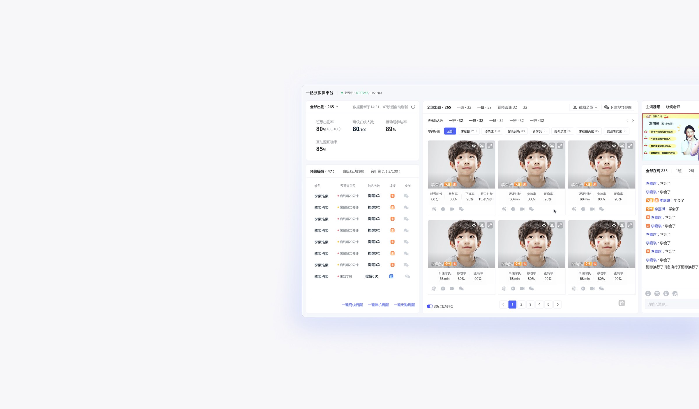 Tutor Operations Platform dashboard